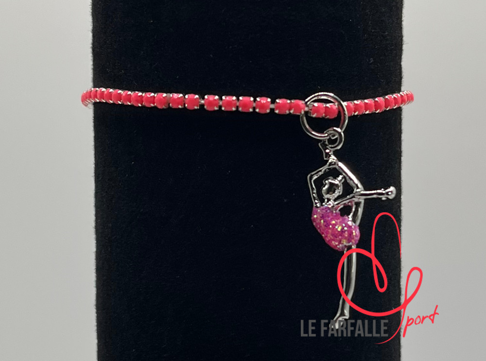 Bracciale elastico con strass e Ginnasta - immagine 12