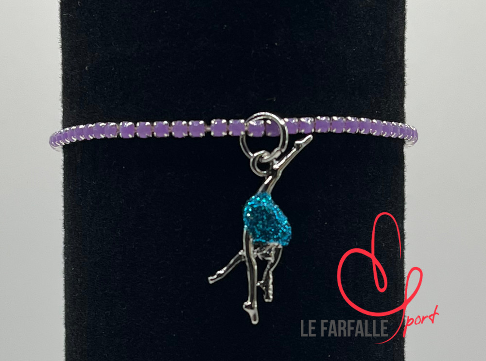 Bracciale elastico con strass e Ginnasta - immagine 13