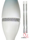 Strass clavette - Argento Cristal