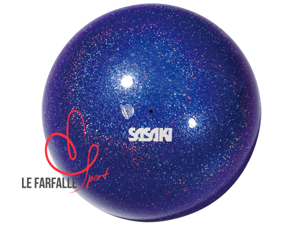Palla Ritmica Schiavi Sport - Diametro 19cm, Peso 420g, Colore Blu Royal, Omologata F.I.G.
